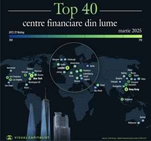 Cele mai importante centre financiare din lume, în 2025